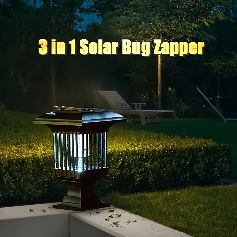 1pc, Solar Mosquito Killer Lamp 2 Modes Led White Light Uv Purple Light Square Bug Zapper Insect Killer Lighting Lamp Lawn Lamp Hanging Lamp Outdoor Waterproof For Garden Yard Pathway
1pc, Solar Mosquito Killer Lamp 2 Modes Led White Light Uv Purple Light Square Bug Zapper Insect Killer Lighting Lamp Lawn Lamp Hanging Lamp Outdoor Waterproof For Garden Yard Pathway
