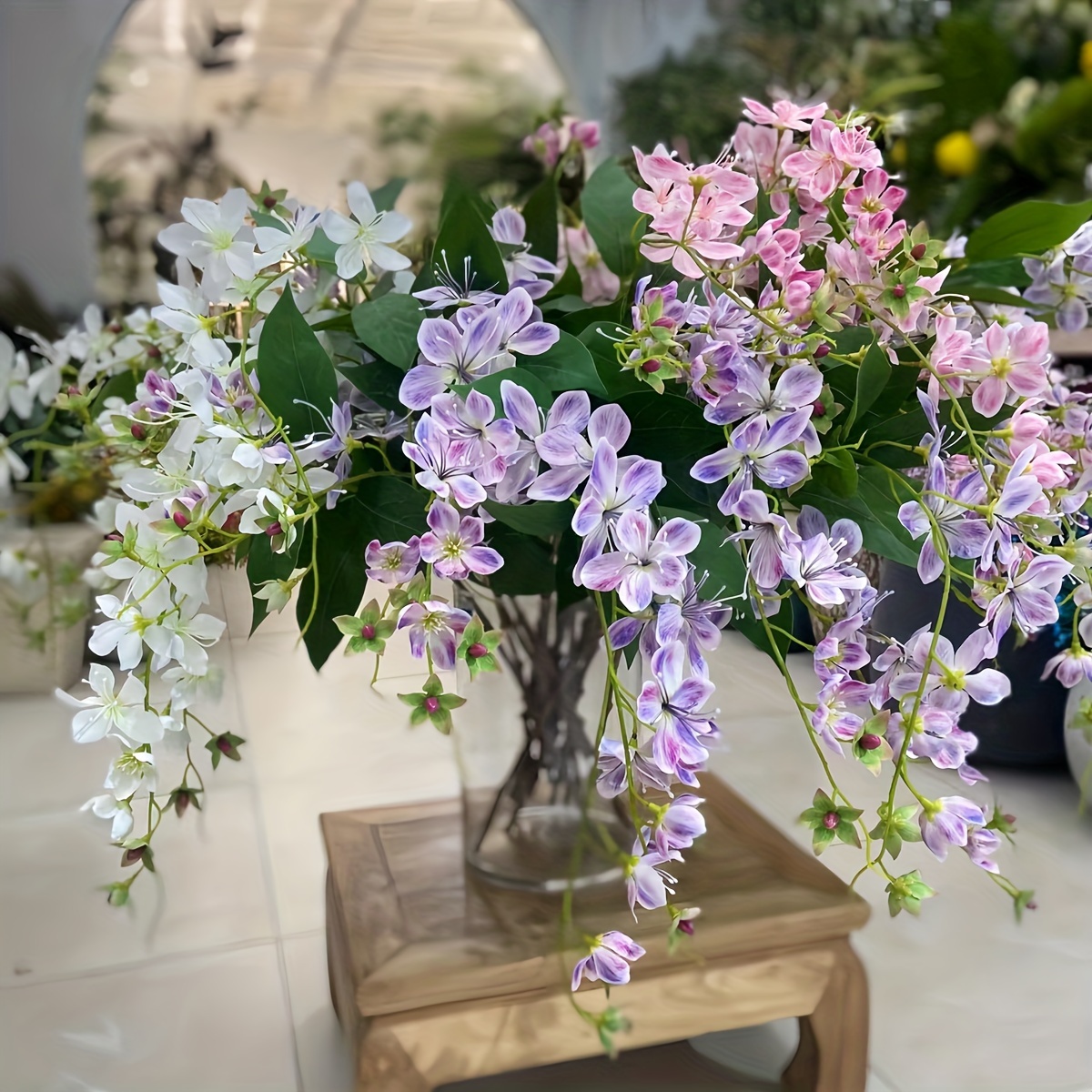1pc Artificial Flowers, 39inch/100cm Faux Floral Stems, Uv Resistant Plastic Plants, Spring Summer Decor For Outdoor & Indoor, Home & Wedding Decoration, Photography Props, Room Decor
1pc Artificial Flowers, 39inch/100cm Faux Floral Stems, Uv Resistant Plastic Plants, Spring Summer Decor For Outdoor & Indoor, Home & Wedding Decoration, Photography Props, Room Decor