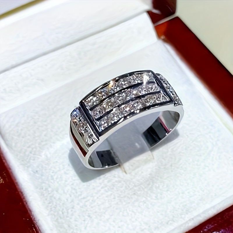 1pc Anneau en cuivre élégant avec zirconia synthétique , bijoux unisexe pour le mois d'avril pour un et les vacances, design , boîte incluse
1pc Anneau en cuivre élégant avec zirconia synthétique , bijoux unisexe pour le mois d'avril pour un et les vacances, design , boîte incluse