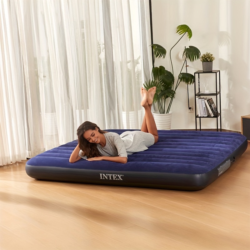 1pc INTEX Matelas Gonflable, Rectangulaire Air Pad pour 2, Portable Folding Cushion Bed, PVC Fabric, Non Chargé, Kit de Réparation , Idéal pour le Camping & les Activités en
1pc INTEX Matelas Gonflable, Rectangulaire Air Pad pour 2, Portable Folding Cushion Bed, PVC Fabric, Non Chargé, Kit de Réparation , Idéal pour le Camping & les Activités en