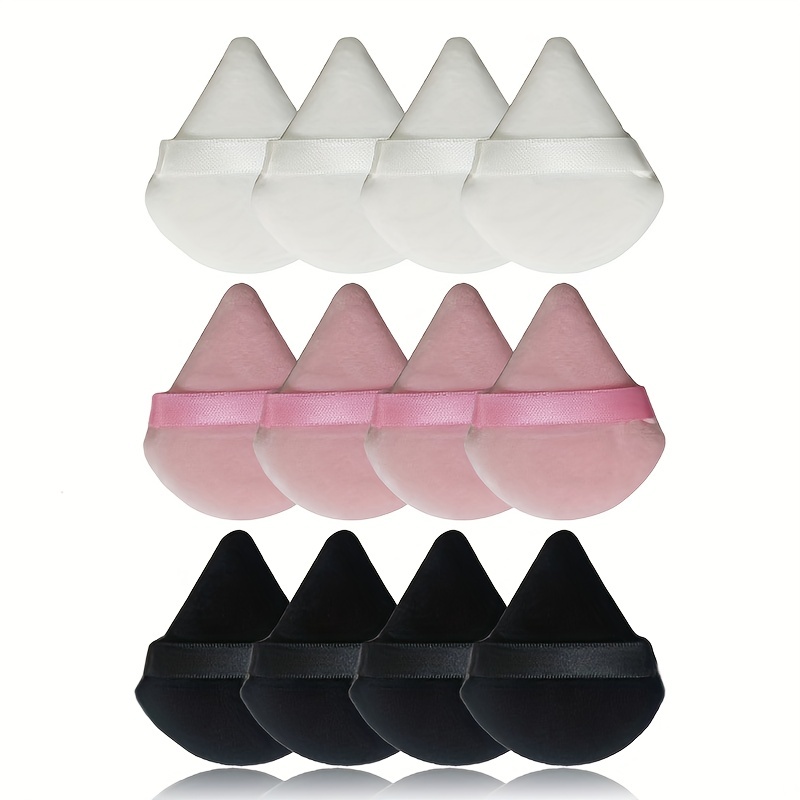 Powder Puffs, Soft Triangle Wedge Makeup Powder Puff For Loose Powder Mineral Powder Body Powder Velour Cosmetic Foundation Sponge Makeup Tool, 1pc/2pcs/4pcs/6pcs/8pcs/12pcs
Powder Puffs, Soft Triangle Wedge Makeup Powder Puff For Loose Powder Mineral Powder Body Powder Velour Cosmetic Foundation Sponge Makeup Tool, 1pc/2pcs/4pcs/6pcs/8pcs/12pcs