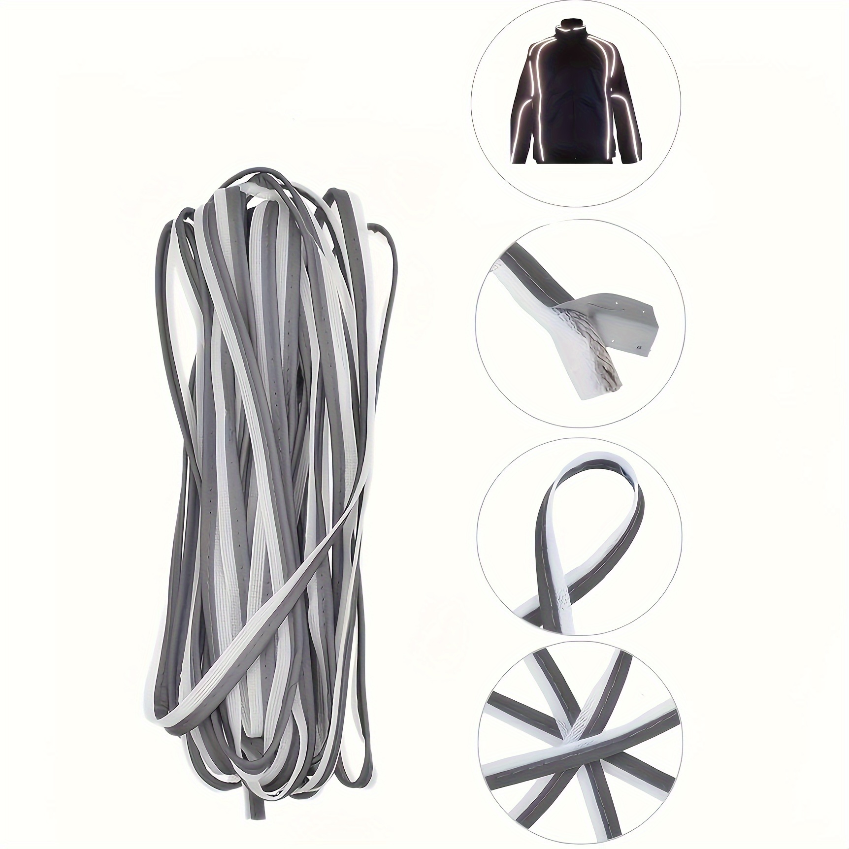 1pc 3m/118in Bande De Tissu Réfléchissant Pour Garniture De Bordure, Largeur 0,9 Cm/0,35 Po, À Coudre, Pour Vêtements Et Accessoires DIY, Améliore La Visibilité La Nuit
1pc 3m/118in Bande De Tissu Réfléchissant Pour Garniture De Bordure, Largeur 0,9 Cm/0,35 Po, À Coudre, Pour Vêtements Et Accessoires DIY, Améliore La Visibilité La Nuit