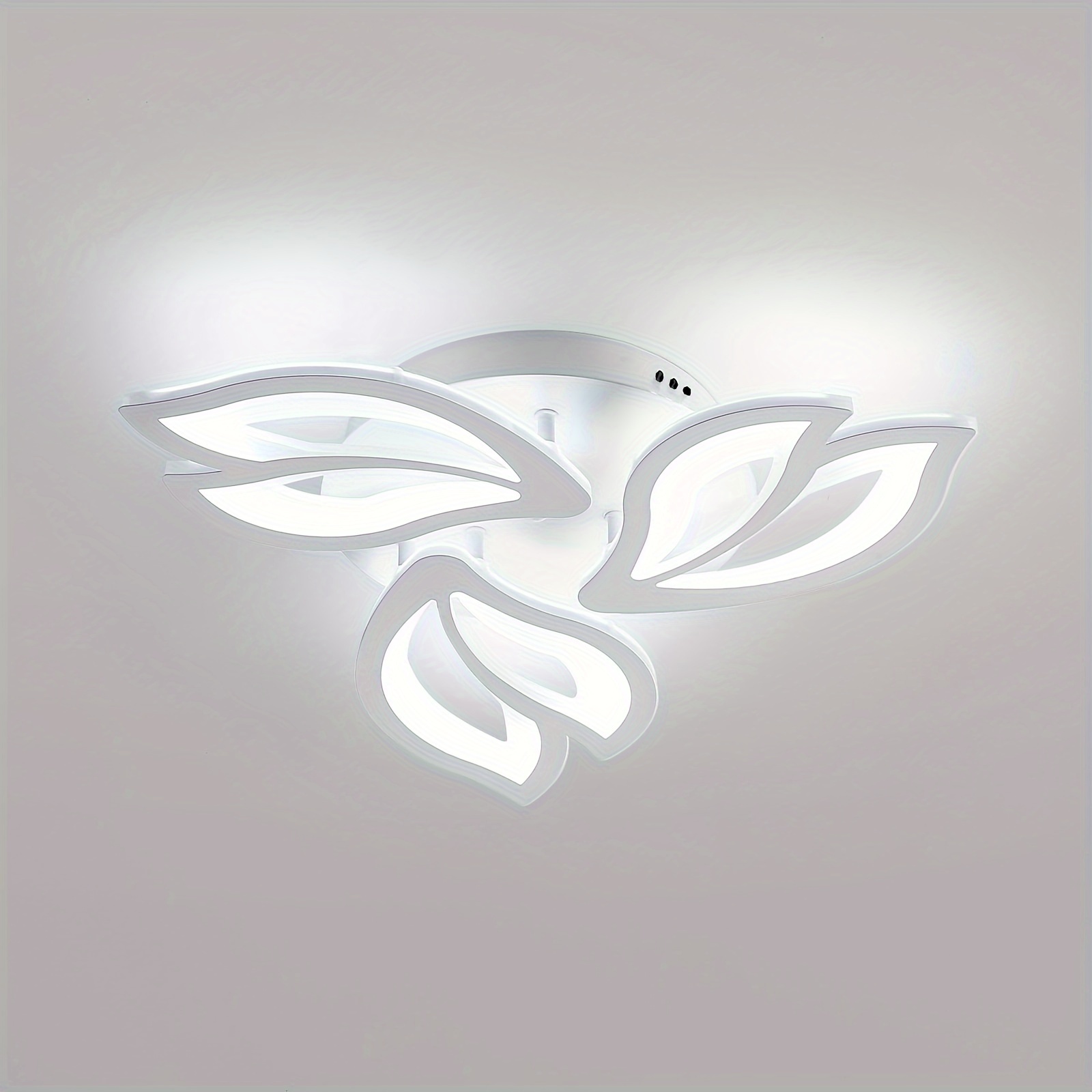 1pc White Orchid Shape Led Ceiling Light, Modern Led Chandelier Cool White 6500k, 3 Light Heads, For Living Room, Bedroom And Hallway, Semi Flush Mount
1pc White Orchid Shape Led Ceiling Light, Modern Led Chandelier Cool White 6500k, 3 Light Heads, For Living Room, Bedroom And Hallway, Semi Flush Mount