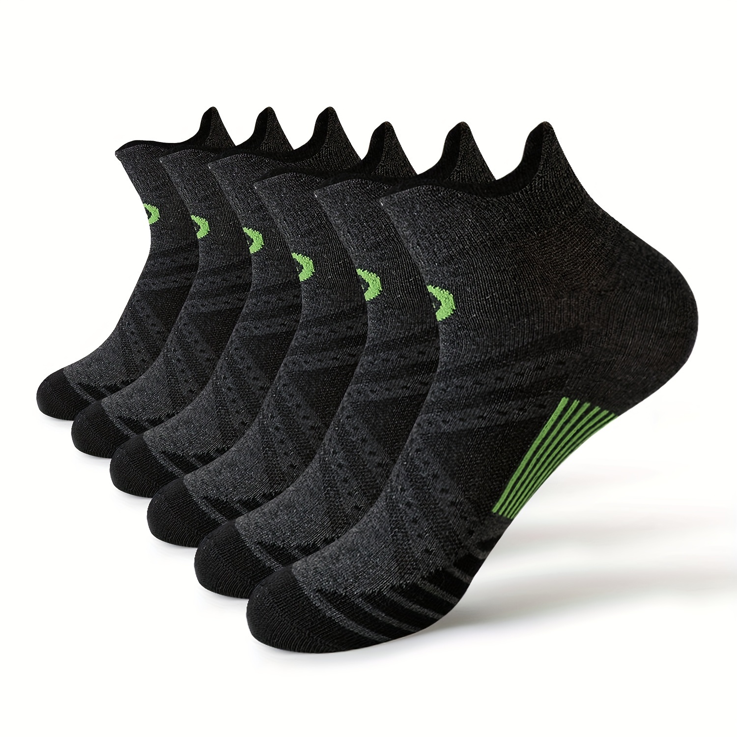 Acefine 6pairs Men's Athletic Socks, Casual Ear Lifting , Mesh Breathable Moisture Wicking Sweat Wicking Sports Socks
Acefine 6pairs Men's Athletic Socks, Casual Ear Lifting , Mesh Breathable Moisture Wicking Sweat Wicking Sports Socks