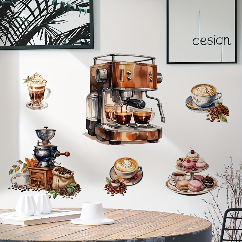1 Sheet Hair Kitchenware Decoration Small Sticker, Dessert Shop Coffee Machine Sticker, Restaurant Decoration Wall Sticker, Bakery Decoration Pvc Wall Sticker
1 Sheet Hair Kitchenware Decoration Small Sticker, Dessert Shop Coffee Machine Sticker, Restaurant Decoration Wall Sticker, Bakery Decoration Pvc Wall Sticker