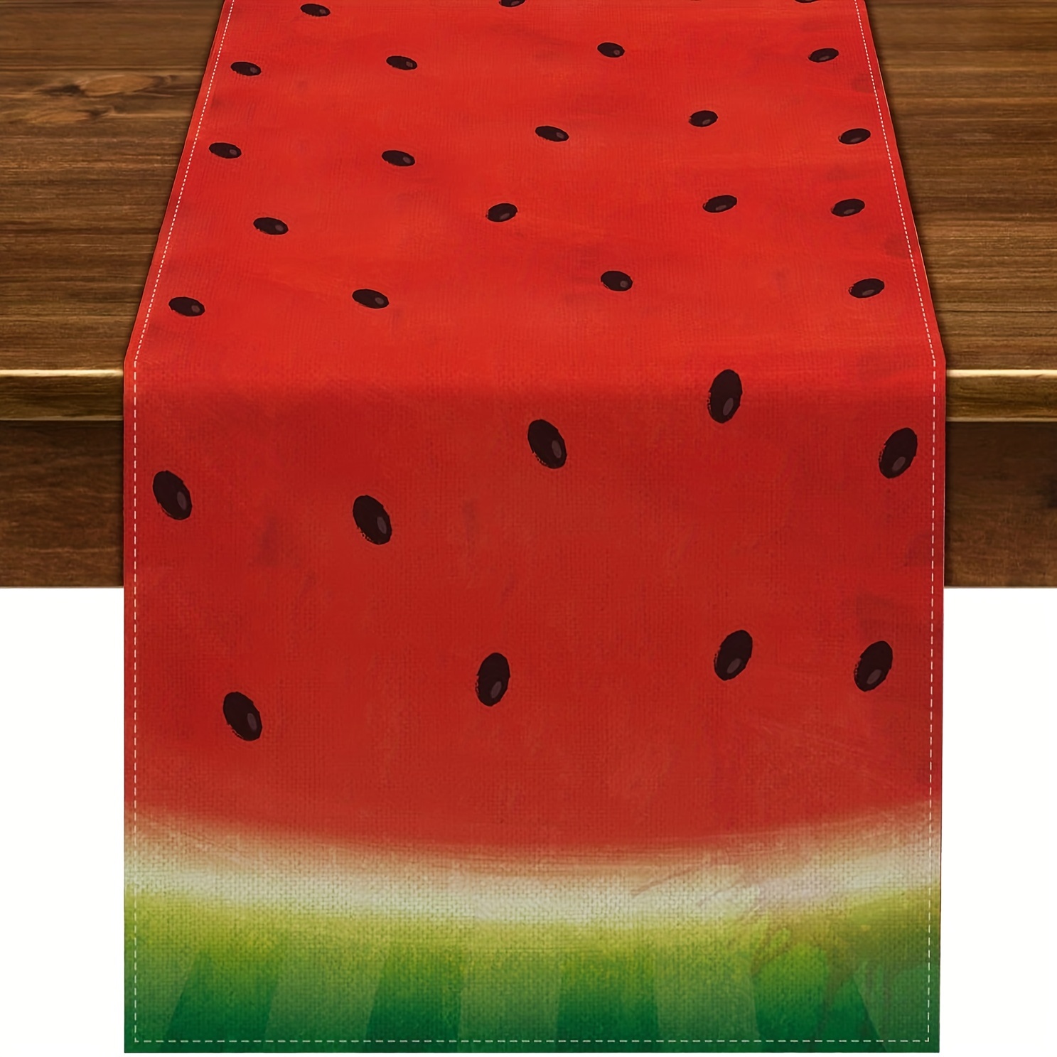 1pc Watermelon Table Runner, Summer Watermelon Party Decorations, Sweet Girl's First Birthday Party Supplies, Kitchen Home Decor
1pc Watermelon Table Runner, Summer Watermelon Party Decorations, Sweet Girl's First Birthday Party Supplies, Kitchen Home Decor