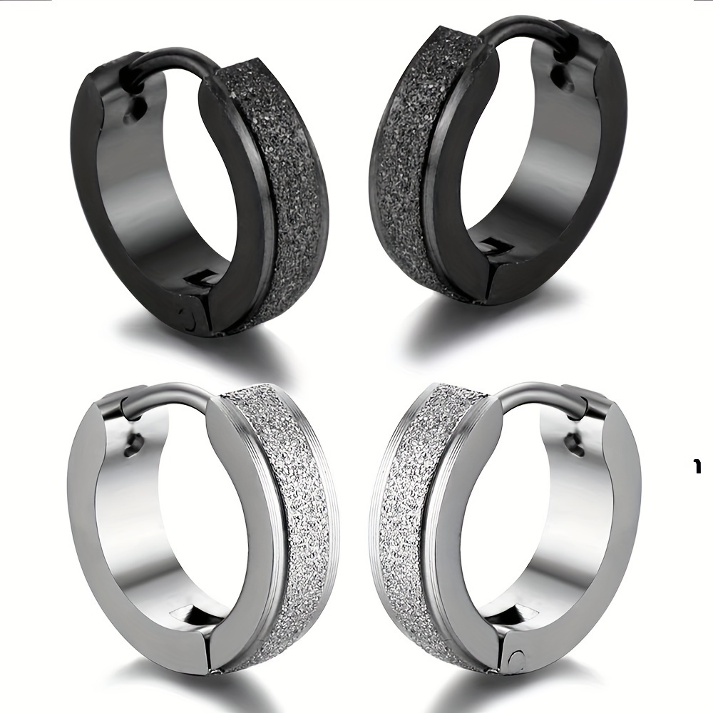 Of Stainless Steel Matte Glitter Earrings And , Simple And Elegant, Suitable For Men And Women
Of Stainless Steel Matte Glitter Earrings And , Simple And Elegant, Suitable For Men And Women