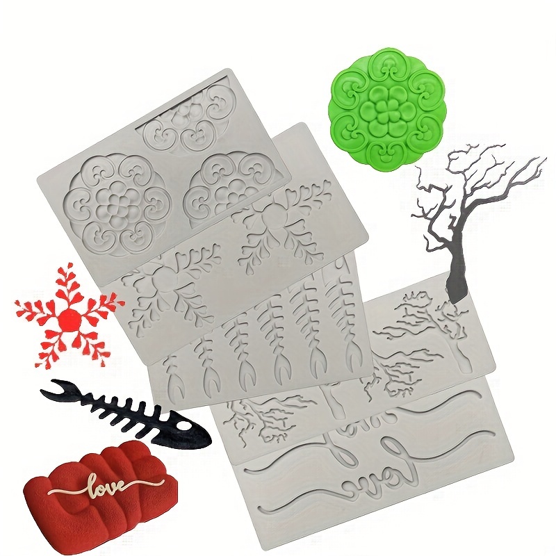 1pc Lace Silicone Mold Chocolate Candy 3d Hollow Fishbone Candy Mold Food Cooking Meals Decorations Fondant Mold Clay Molds
1pc Lace Silicone Mold Chocolate Candy 3d Hollow Fishbone Candy Mold Food Cooking Meals Decorations Fondant Mold Clay Molds