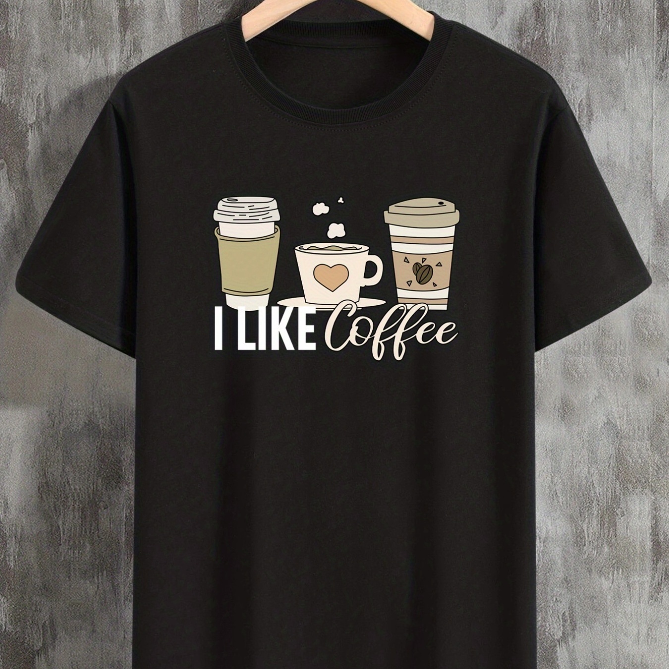 Coffee Pattern Print Men's T-shirt, Graphic Tee Men's Summer Clothes, Men's Outfits
Coffee Pattern Print Men's T-shirt, Graphic Tee Men's Summer Clothes, Men's Outfits