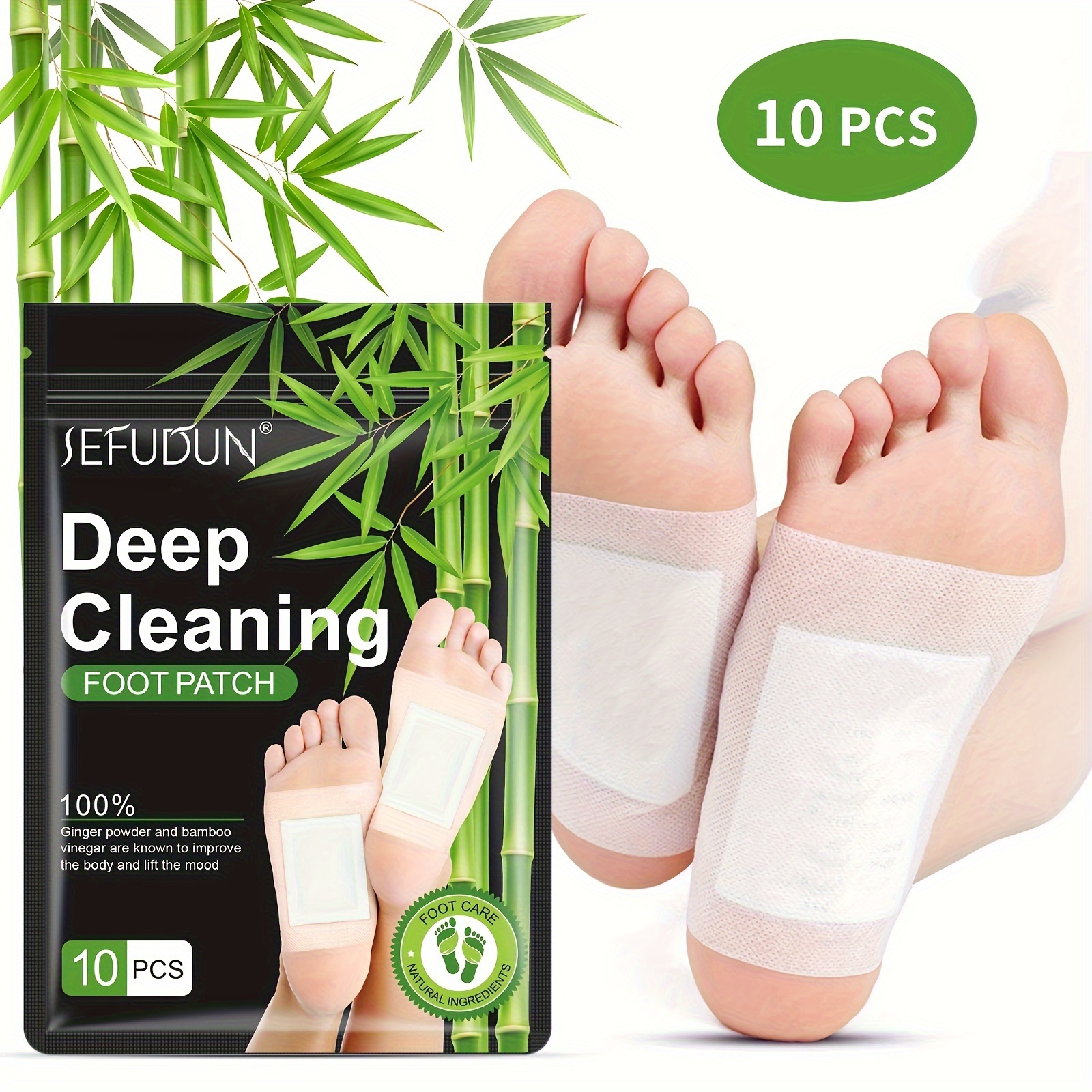 10pcs Deep Cleansing Foot Patch, Natural Bamboo Vinegar Ginger Powder Foot Pads For Foot Care,adhesive Sheets,after Foo Bath When Sleep Warm And Relax
10pcs Deep Cleansing Foot Patch, Natural Bamboo Vinegar Ginger Powder Foot Pads For Foot Care,adhesive Sheets,after Foo Bath When Sleep Warm And Relax