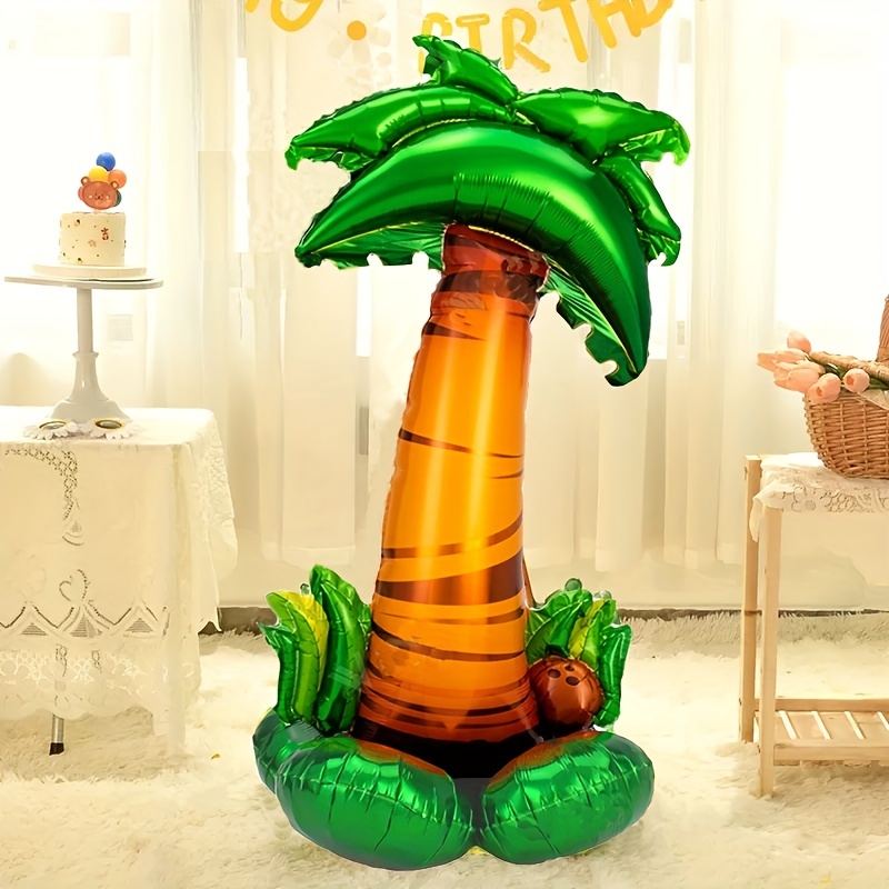 3d 42 Inch Stand Coconut Tree Aluminum Film Balloon, Hawaiian Beverages Summer Gathering Summer Party Hawaiian Style Decoration Birthday Party Large Aluminum Foil Balloons With Base Easter Gift
3d 42 Inch Stand Coconut Tree Aluminum Film Balloon, Hawaiian Beverages Summer Gathering Summer Party Hawaiian Style Decoration Birthday Party Large Aluminum Foil Balloons With Base Easter Gift