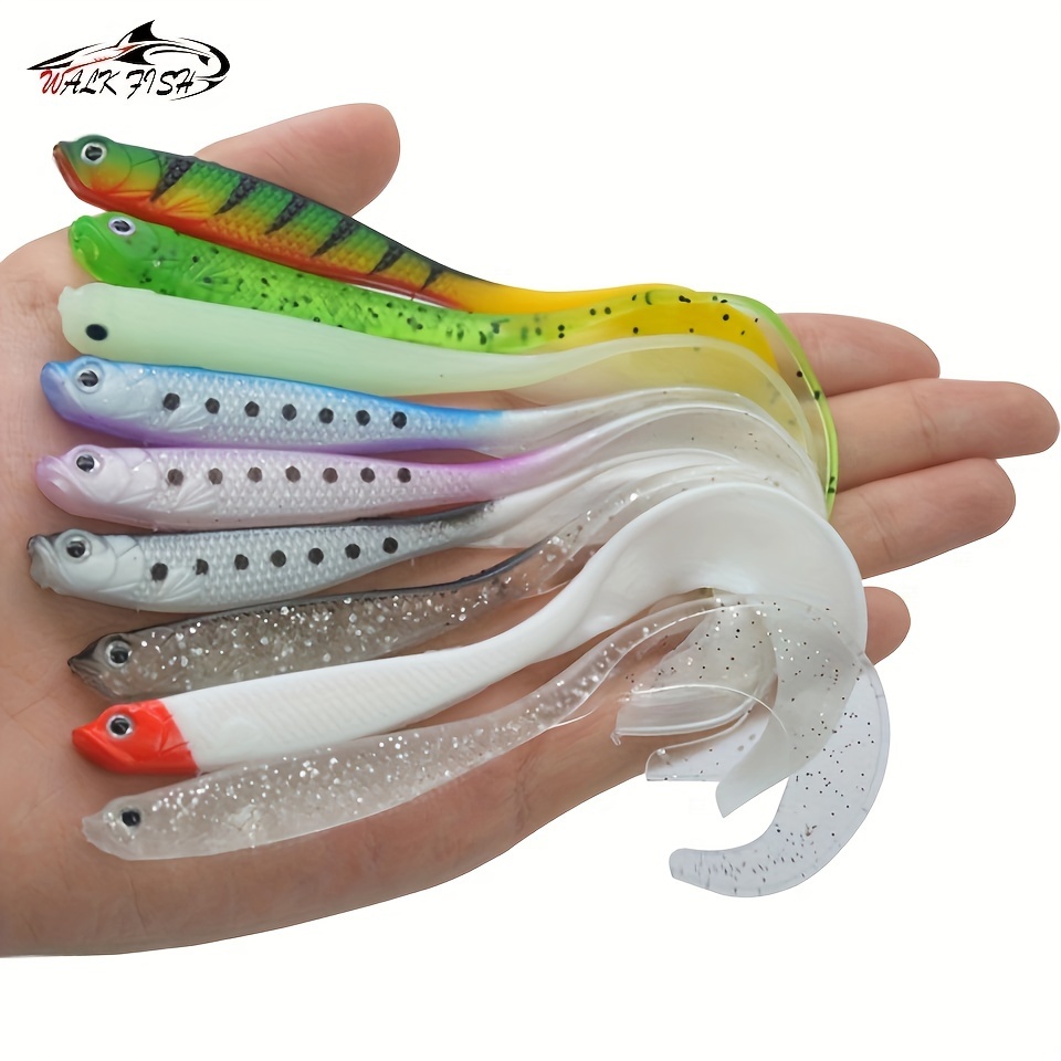 4pcs Soft Artificial Fishing Lure Worm Swim Baits - Walk Fish 12cm 5.5g - Lifelike Design For Effective Fishing
4pcs Soft Artificial Fishing Lure Worm Swim Baits - Walk Fish 12cm 5.5g - Lifelike Design For Effective Fishing