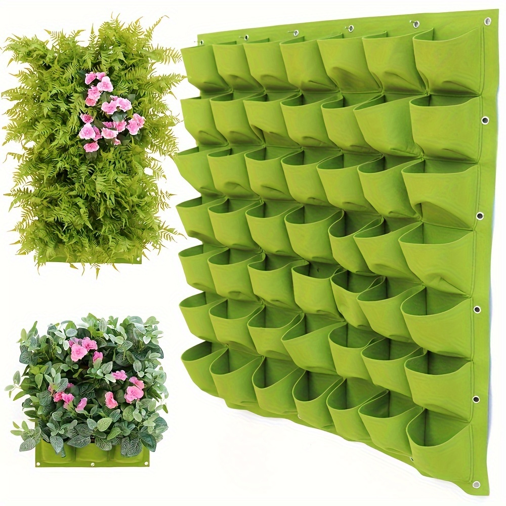 1 Pack, Grow Your Own Garden With This Vertical Hanging Wall Planting Bag 18/25/36/49/64/72 Pockets
1 Pack, Grow Your Own Garden With This Vertical Hanging Wall Planting Bag 18/25/36/49/64/72 Pockets