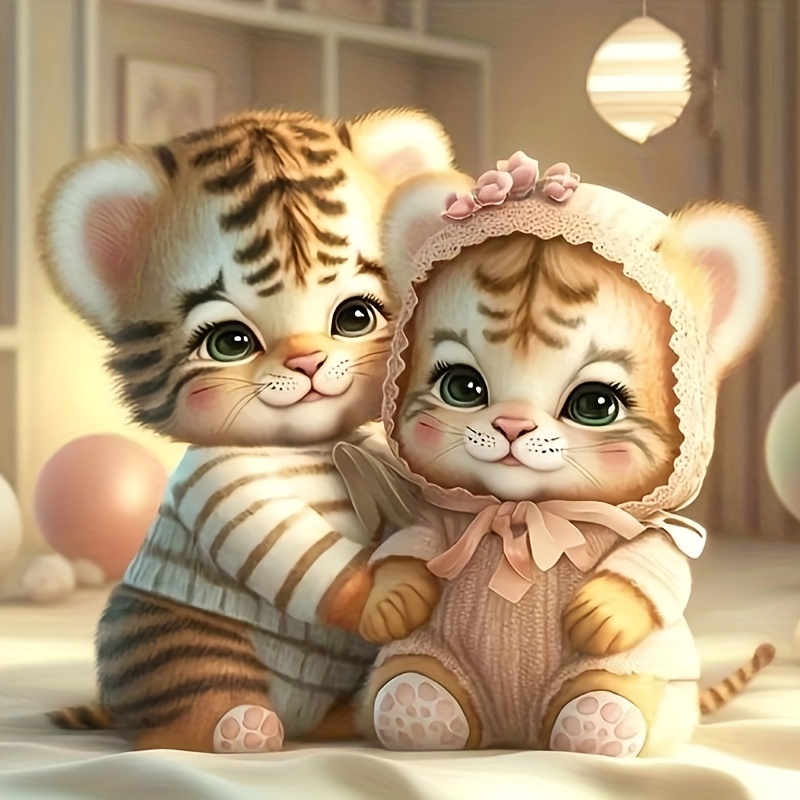 Little Tiger Diamond Art Painting Tool For Adults, 5d Diy Diamond Art Tool For Beginners, Round Full Diamond Gemstone Painting Art Decoration Gift For Home Wall. Artwork
Little Tiger Diamond Art Painting Tool For Adults, 5d Diy Diamond Art Tool For Beginners, Round Full Diamond Gemstone Painting Art Decoration Gift For Home Wall. Artwork
