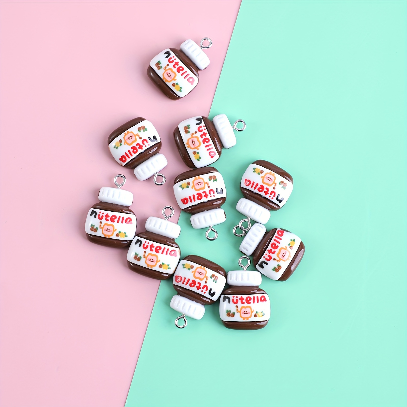 10pcs Simulation Micro Chocolate Hazelnut Jam Bottle Resin Pendant Handmade Jewelry Chain Charms Creative Gift Earrings Necklace Keychain Pendant Resin Accessories
10pcs Simulation Micro Chocolate Hazelnut Jam Bottle Resin Pendant Handmade Jewelry Chain Charms Creative Gift Earrings Necklace Keychain Pendant Resin Accessories