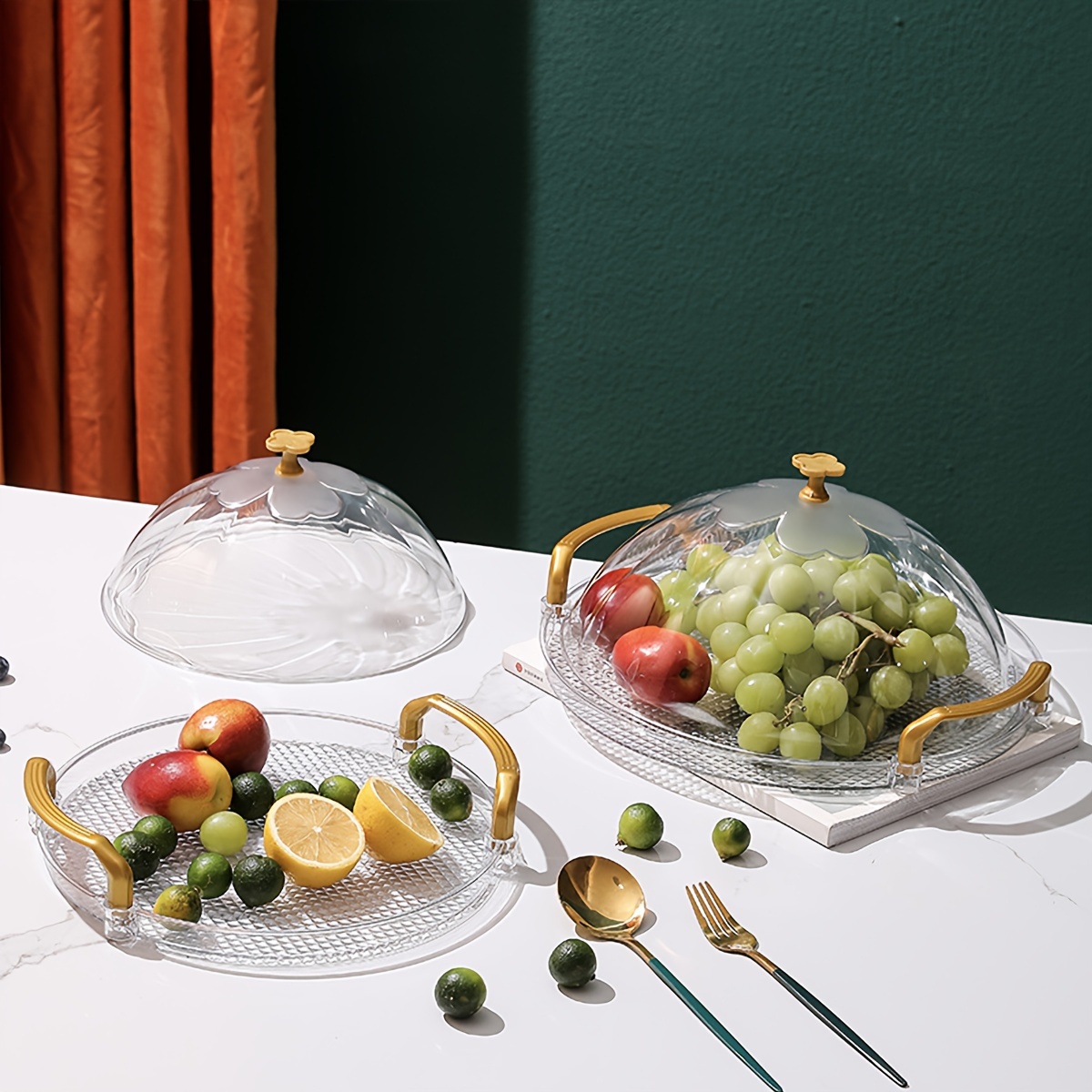 1pc Storage Tray, Household Creative Simple Food Storage Tray With Lid And Handle, Light Luxury Fruit Plate, For Living Room, Bar And Restaurant, Kitchen Organizers And Storage, Kitchen Accessories
1pc Storage Tray, Household Creative Simple Food Storage Tray With Lid And Handle, Light Luxury Fruit Plate, For Living Room, Bar And Restaurant, Kitchen Organizers And Storage, Kitchen Accessories