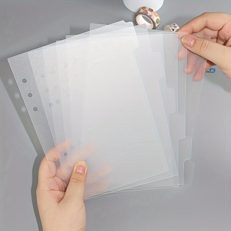 12pcs A5 Adhesive Divider With 6 Labels Transparent Plastic Adhesive Index Divider 6 Ring File Divider Page Divider
12pcs A5 Adhesive Divider With 6 Labels Transparent Plastic Adhesive Index Divider 6 Ring File Divider Page Divider