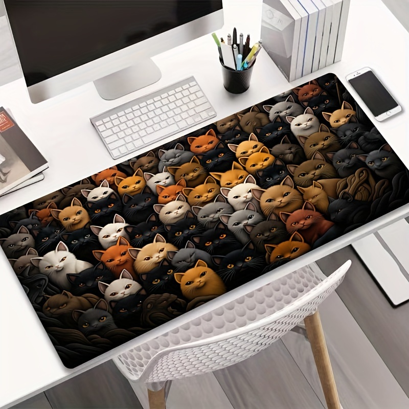 Cat Collection Large Games Mouse Pad Computer Hd Keyboard Pad Mouse Pad Desktop Pad Natural Rubber Non-slip Office Mouse Pad Desktop Accessories
Cat Collection Large Games Mouse Pad Computer Hd Keyboard Pad Mouse Pad Desktop Pad Natural Rubber Non-slip Office Mouse Pad Desktop Accessories