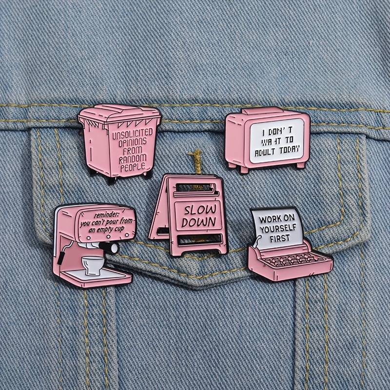 1-5pcs Letter Pink Household Products Series Alloy Jewelry Clothing Backpack Pins Metal Accessories
1-5pcs Letter Pink Household Products Series Alloy Jewelry Clothing Backpack Pins Metal Accessories