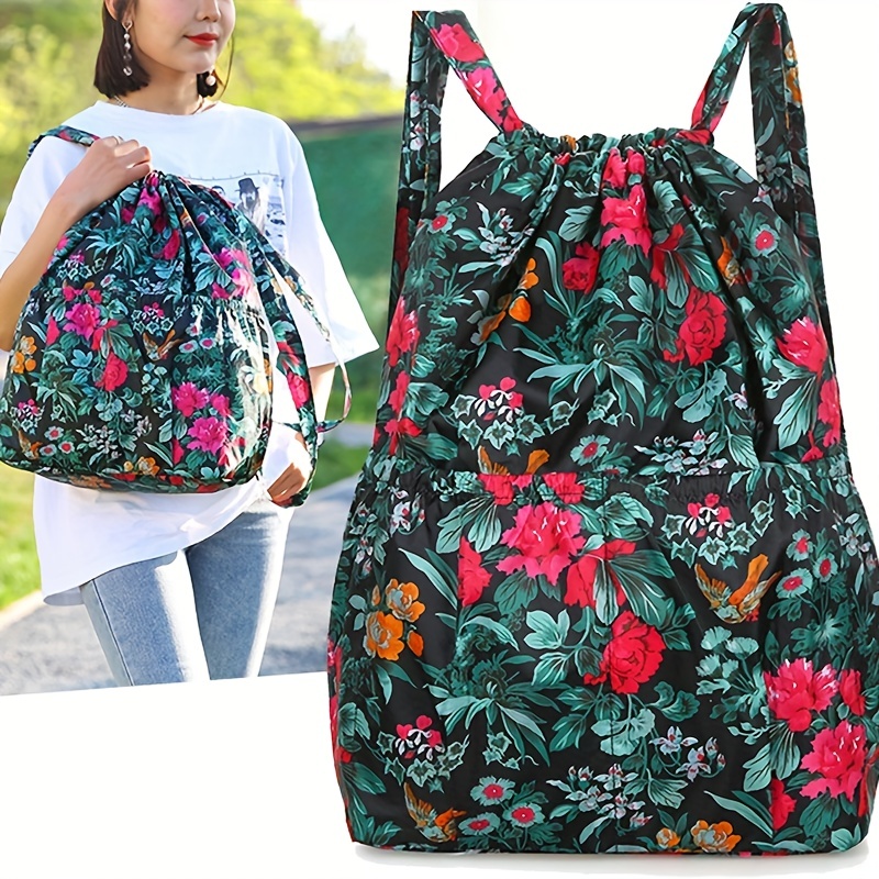 Classic Versatile Drawstring Backpack, Portable Storage Rucksack, Women's Casual Daypack For Outdoor
Classic Versatile Drawstring Backpack, Portable Storage Rucksack, Women's Casual Daypack For Outdoor