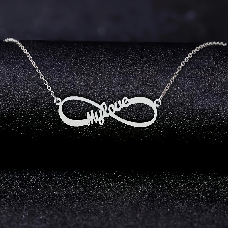 Customized Infinity Symbol Family English Name Necklace, Supports 1-8 Names, Each Name Supports 1-10 Characters (customied Only English Language)
Customized Infinity Symbol Family English Name Necklace, Supports 1-8 Names, Each Name Supports 1-10 Characters (customied Only English Language)