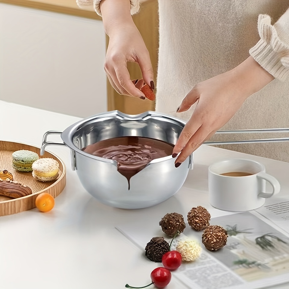 1pc, Double Boiler Pot, Chocolate Melting Pot, Butter Warmer, For Oil Heating, Wax Melting, Kitchen Utensils, Kitchen Gadgets, Kitchen Accessories
1pc, Double Boiler Pot, Chocolate Melting Pot, Butter Warmer, For Oil Heating, Wax Melting, Kitchen Utensils, Kitchen Gadgets, Kitchen Accessories