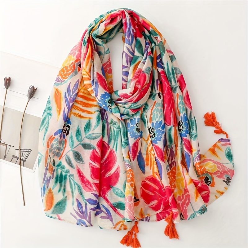 Écharpe En Laine de Bali À Imprimé Feuille Bohème, Élégante Avec Des Franges, Châle Coupe-vent, Bandeau Décontracté Pour Se Protéger En Voyage Ou À La Plage.
Écharpe En Laine de Bali À Imprimé Feuille Bohème, Élégante Avec Des Franges, Châle Coupe-vent, Bandeau Décontracté Pour Se Protéger En Voyage Ou À La Plage.