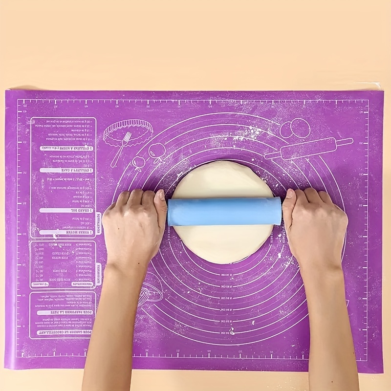 1pc Extra Large Silicone Kneading Mat For Baking, Pizza Dough, And More - Non-stick And Durable Kitchen Tool
1pc Extra Large Silicone Kneading Mat For Baking, Pizza Dough, And More - Non-stick And Durable Kitchen Tool