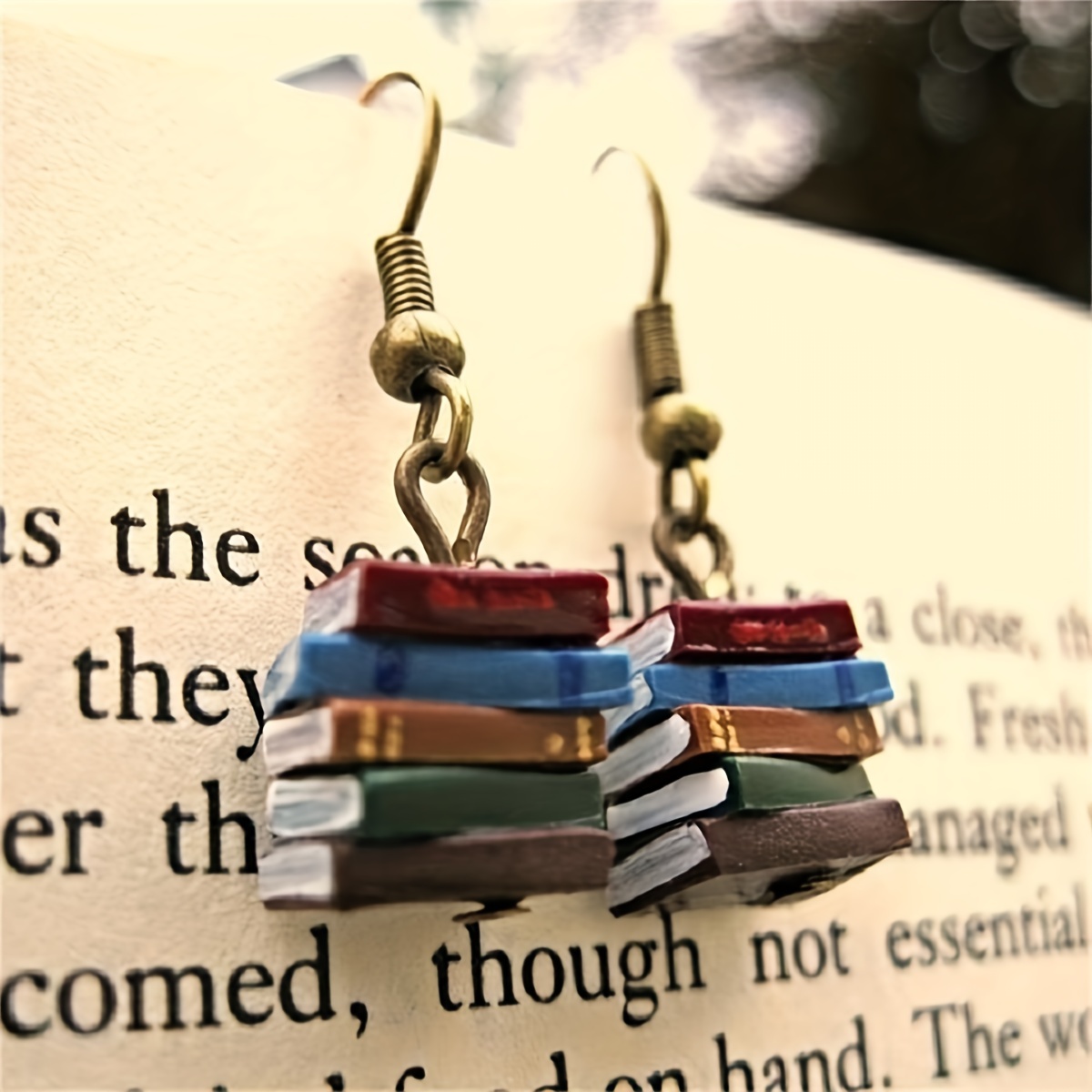 Classic Stack Of Books Drop Dangle Earrings Creative Y2k Hook Earrings Each Graduation Jewelry
Classic Stack Of Books Drop Dangle Earrings Creative Y2k Hook Earrings Each Graduation Jewelry