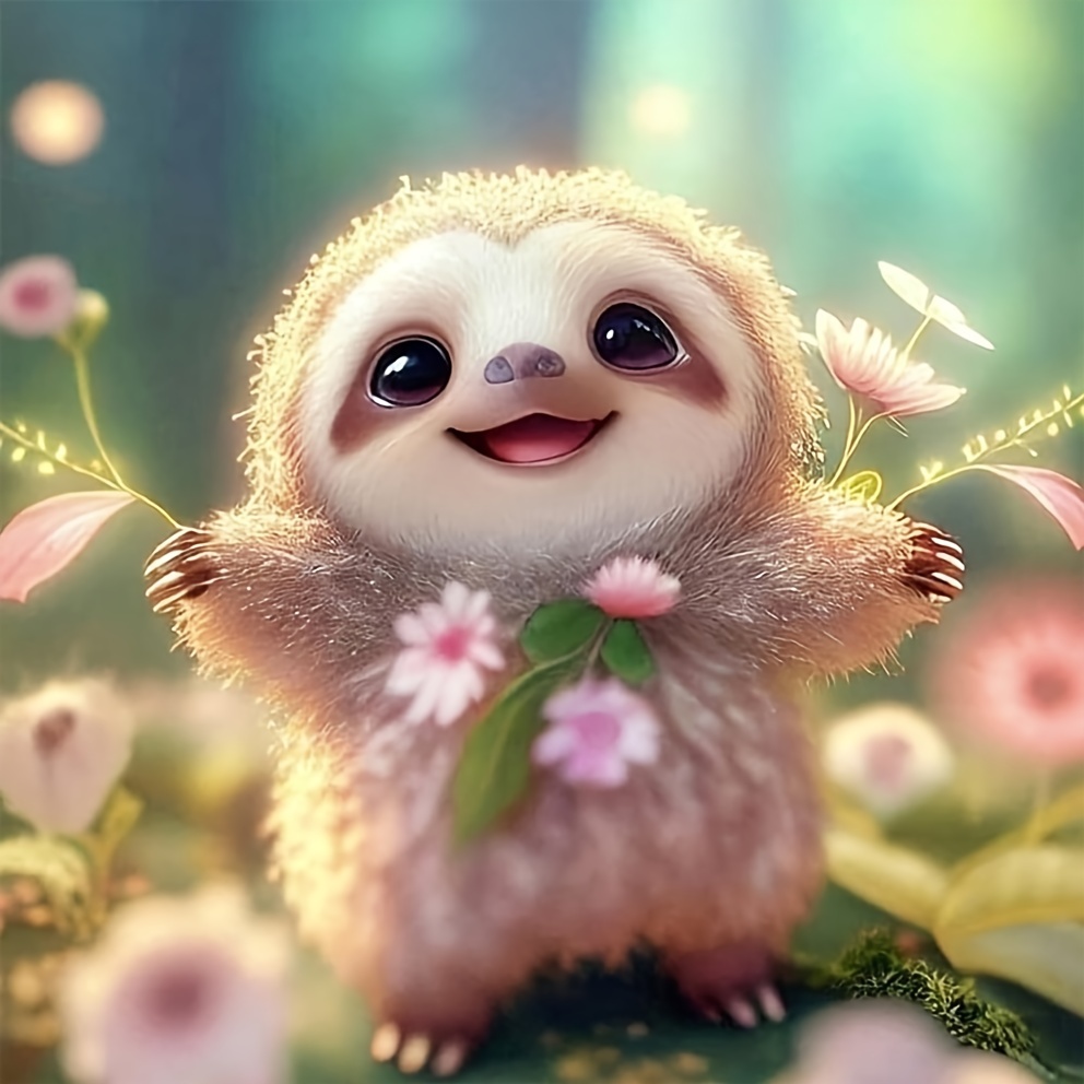1pc 20x20cm/7.87x7.87in 5d Diy Artificial Diamond Painting Small Sloth Diamond Painting For Living Room Bedroom Decoration
1pc 20x20cm/7.87x7.87in 5d Diy Artificial Diamond Painting Small Sloth Diamond Painting For Living Room Bedroom Decoration