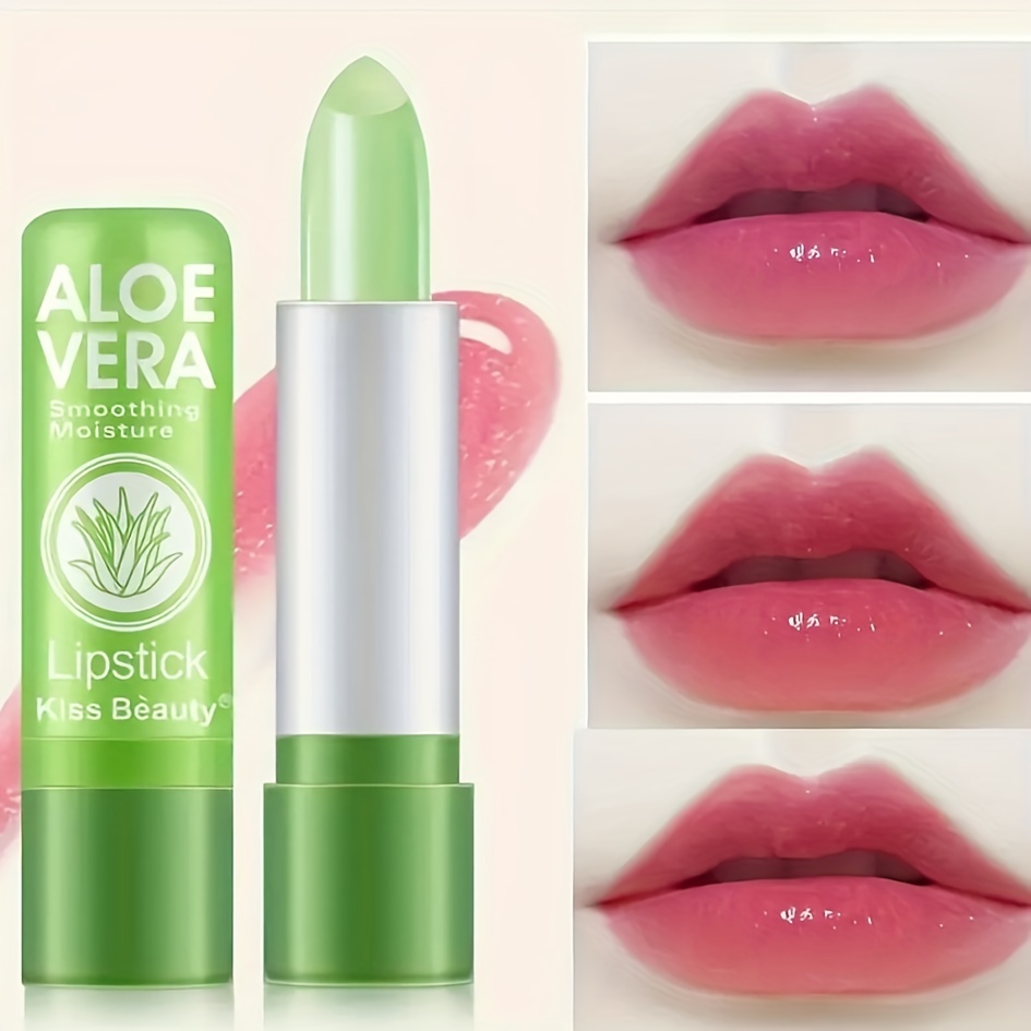 Aloe Vera Color Changing Lipstick - Long Lasting, Moisturizing, Waterproof Lip Care With Nutritious Plumper Tinted Lip Gloss Valentine's Day Gifts
Aloe Vera Color Changing Lipstick - Long Lasting, Moisturizing, Waterproof Lip Care With Nutritious Plumper Tinted Lip Gloss Valentine's Day Gifts