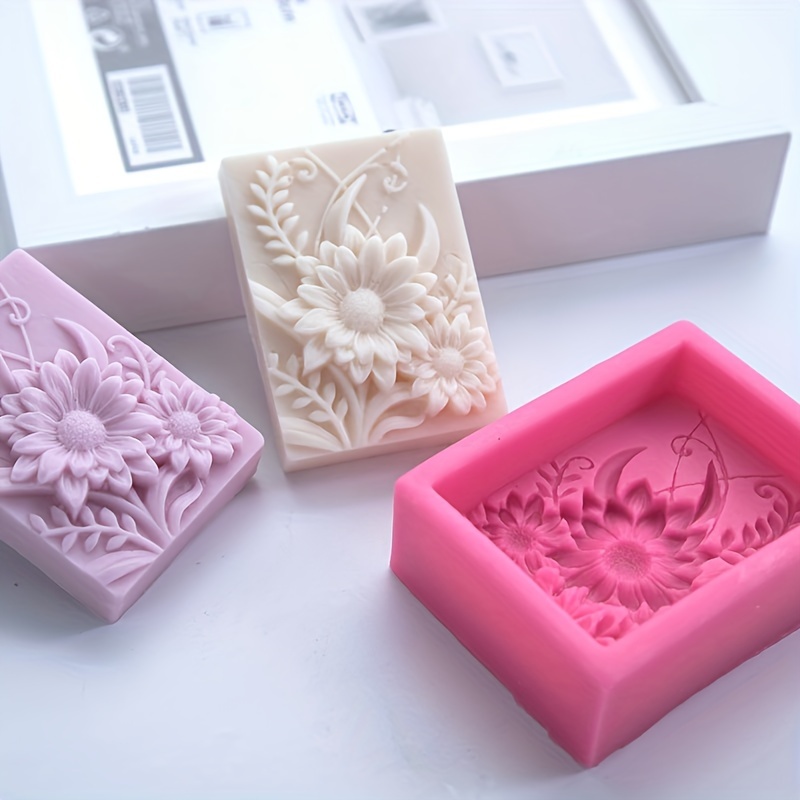 Rectangular Small Daisy Diy Handmade Soap Silicone Mold Soap Silicone Flower Mold
Rectangular Small Daisy Diy Handmade Soap Silicone Mold Soap Silicone Flower Mold