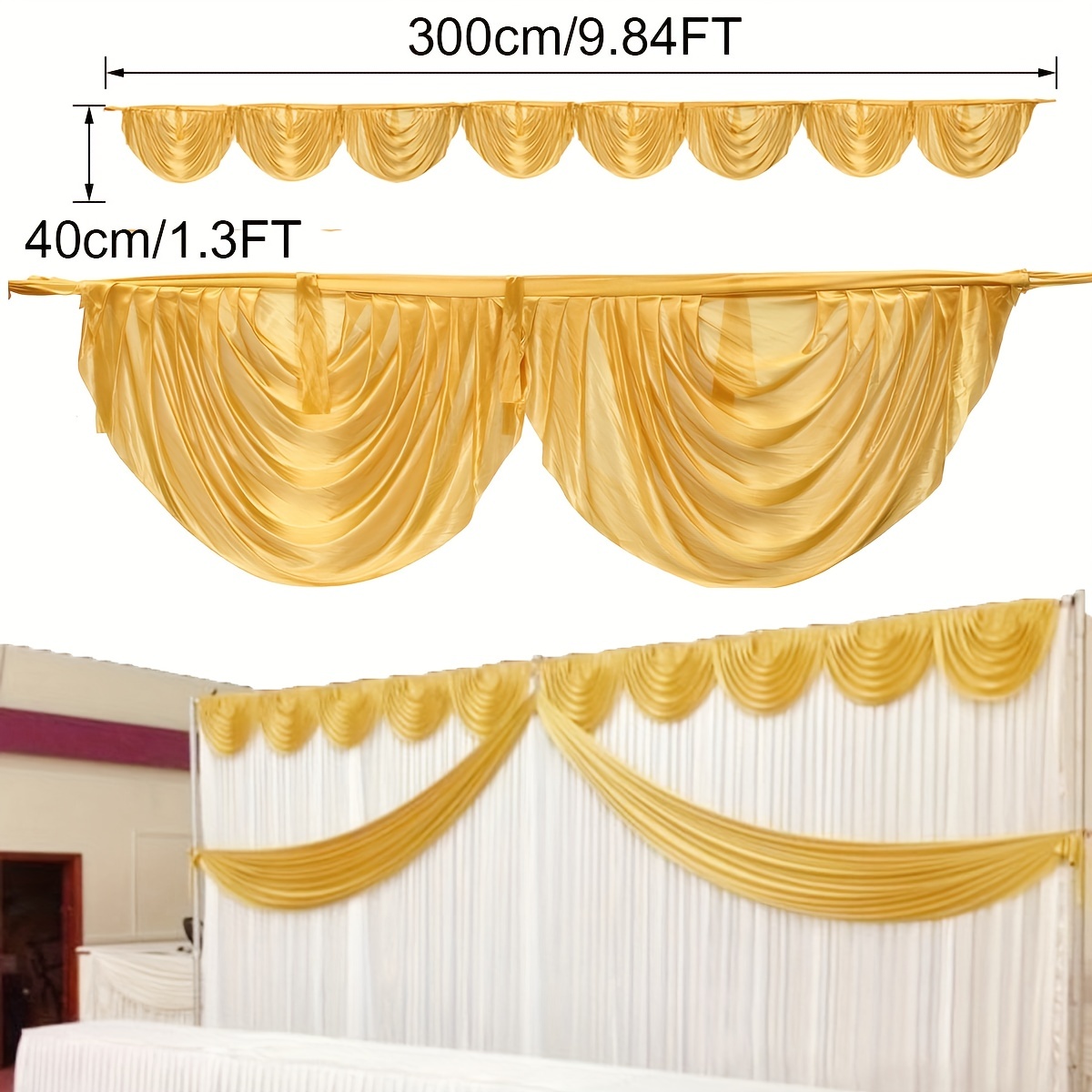 1pc, Silky Satin Detached For Wedding Backdrop Curtain Party Stage Decor Home Decor Room Decor Window Decor Wall Decor Party Decor Supplies
1pc, Silky Satin Detached For Wedding Backdrop Curtain Party Stage Decor Home Decor Room Decor Window Decor Wall Decor Party Decor Supplies