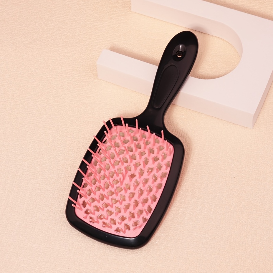 

Detangling Brush Hollow Out Hairdressing Comb Paddle Anti Static Hair Comb For All Hair Types