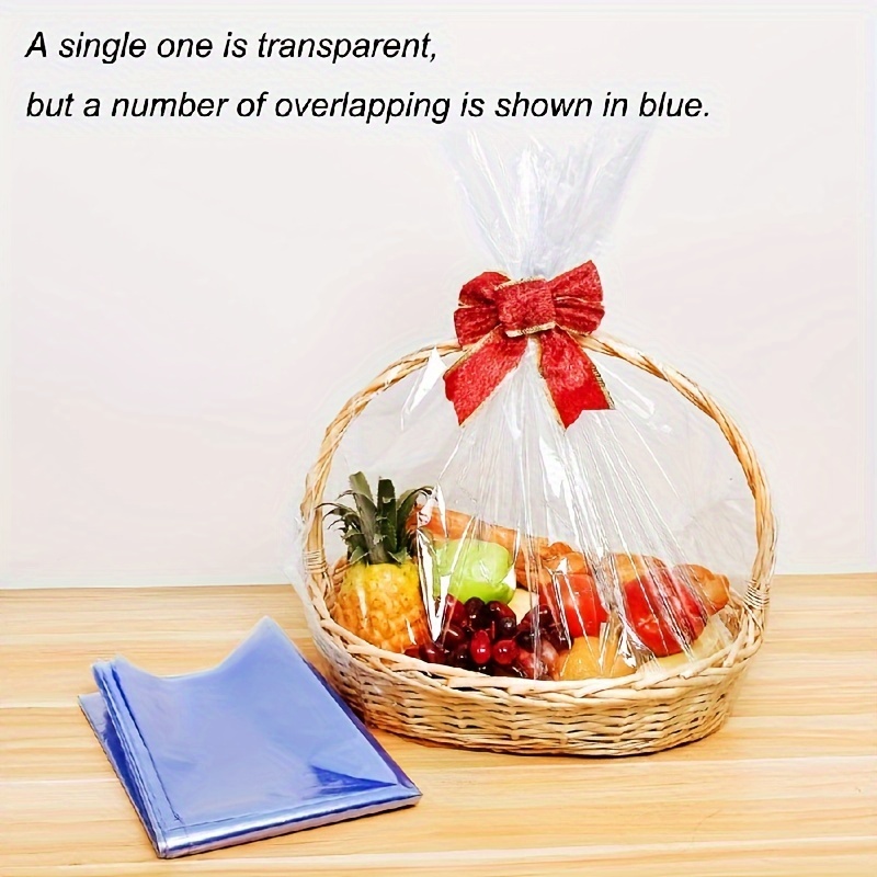10pcs, Extra Large Shrink Wrapped Basket Bag Gift Basket Clear Cellophane Pvc Shrink Bags For Easter, Christmas, Halloween, Thanksgiving, Baby Shower And Others Festival
10pcs, Extra Large Shrink Wrapped Basket Bag Gift Basket Clear Cellophane Pvc Shrink Bags For Easter, Christmas, Halloween, Thanksgiving, Baby Shower And Others Festival