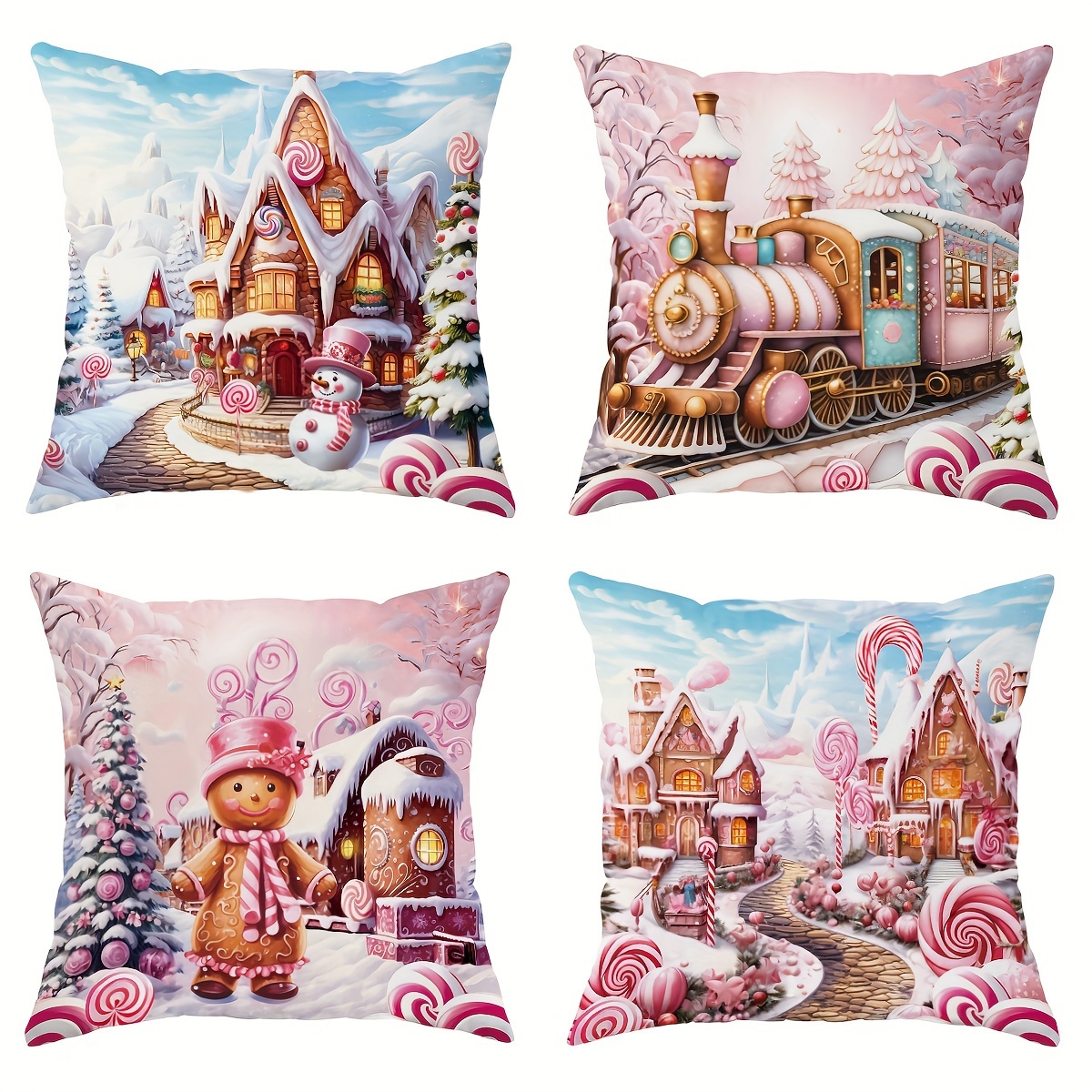 4pcs Snowman , Fun And Christmas , Decorative 45×45cm/18"×18", Suitable For Christmas //sofa/bed Decoration/
4pcs Snowman , Fun And Christmas , Decorative 45×45cm/18"×18", Suitable For Christmas //sofa/bed Decoration/
