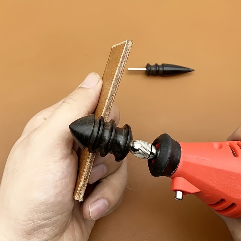 2pcs Leather Burnisher Bit Set For Rotary Tools - Pointed & Multi-grooved Tips, Solid Tropical Sandalwood, Smooth, Clean On Leathercraft Projects
2pcs Leather Burnisher Bit Set For Rotary Tools - Pointed & Multi-grooved Tips, Solid Tropical Sandalwood, Smooth, Clean On Leathercraft Projects