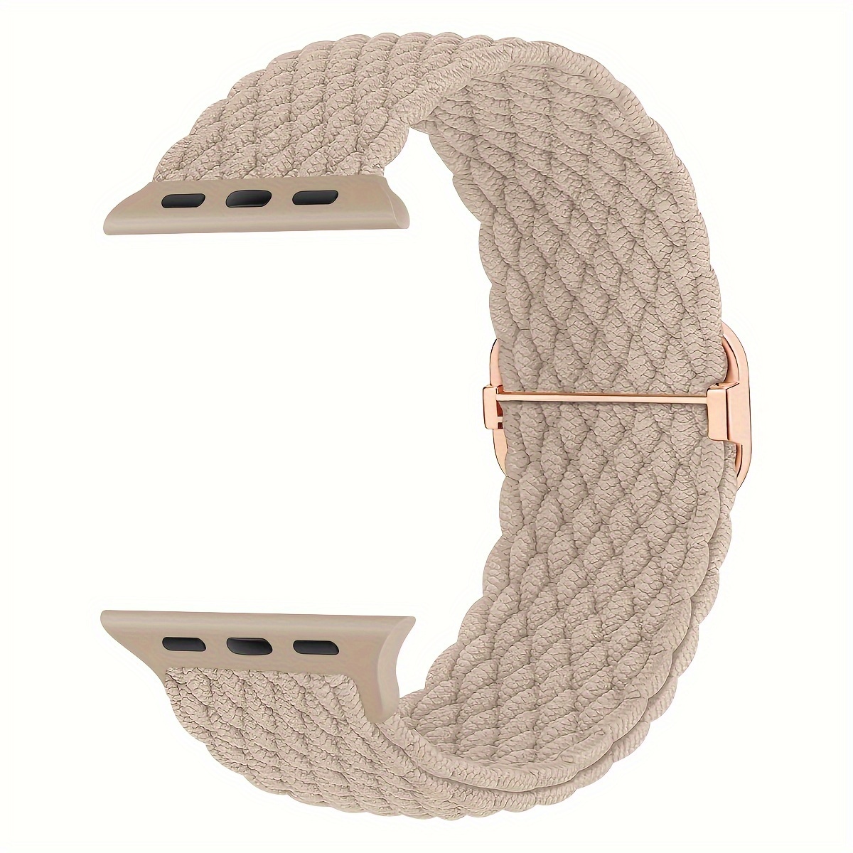 

Braided Stretchy Adjustable Watch Band For Iwatch Band 38mm 40mm 41mm 42mm 44mm 45mm For Women Men, Soft Nylon Elastic Straps Solo Loop Wristbands For Iwatch Series 8 7 6 Se 5 4 Ultra