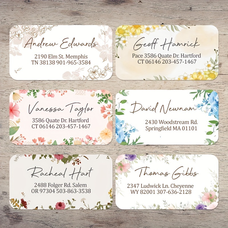 Set Of Customizable Return Address Labels, Artistic Floral Series, Measuring 2.4x1.26 Inches, Featuring And Water Resistance, To A To All Your Mailing Needs
Set Of Customizable Return Address Labels, Artistic Floral Series, Measuring 2.4x1.26 Inches, Featuring And Water Resistance, To A To All Your Mailing Needs
