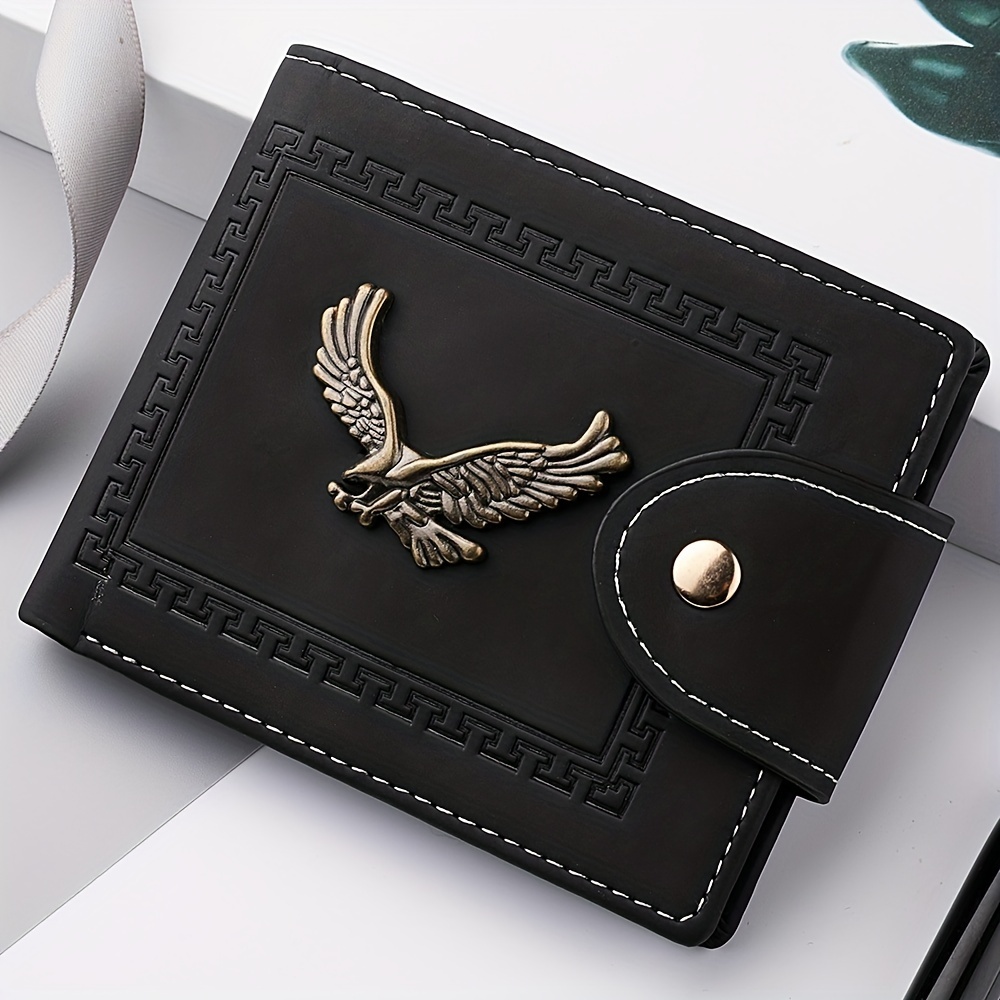Portefeuille aigle pour hommes, sac de carte de crédit à fermeture éclair, Clip en cuir PU pour hommes
Portefeuille aigle pour hommes, sac de carte de crédit à fermeture éclair, Clip en cuir PU pour hommes
