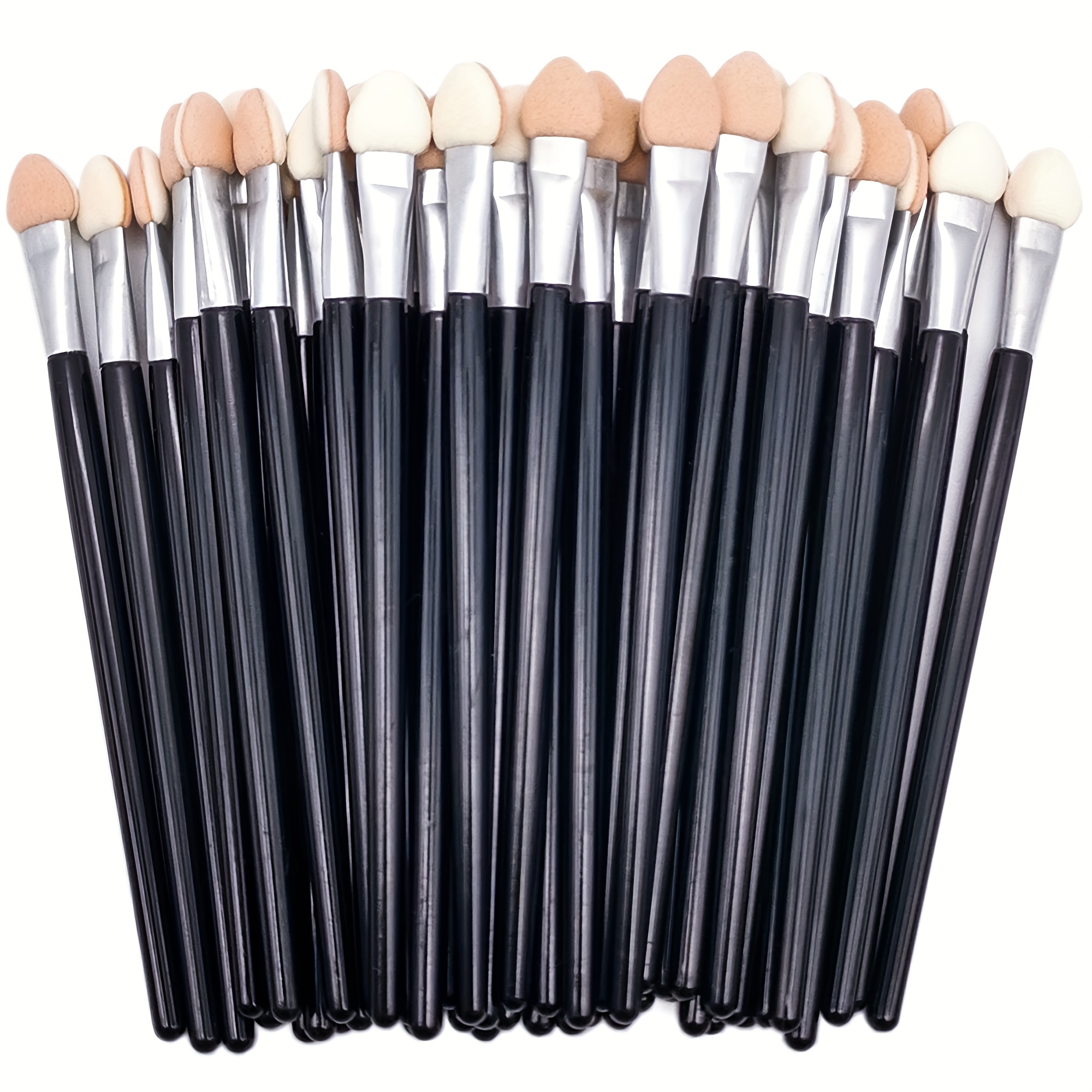 50pcs 4 Inch Eyeshadow Brushes For Women, Sponge Eye Shadow Applicators, Perfect For Travel & Daily Makeup Use
50pcs 4 Inch Eyeshadow Brushes For Women, Sponge Eye Shadow Applicators, Perfect For Travel & Daily Makeup Use