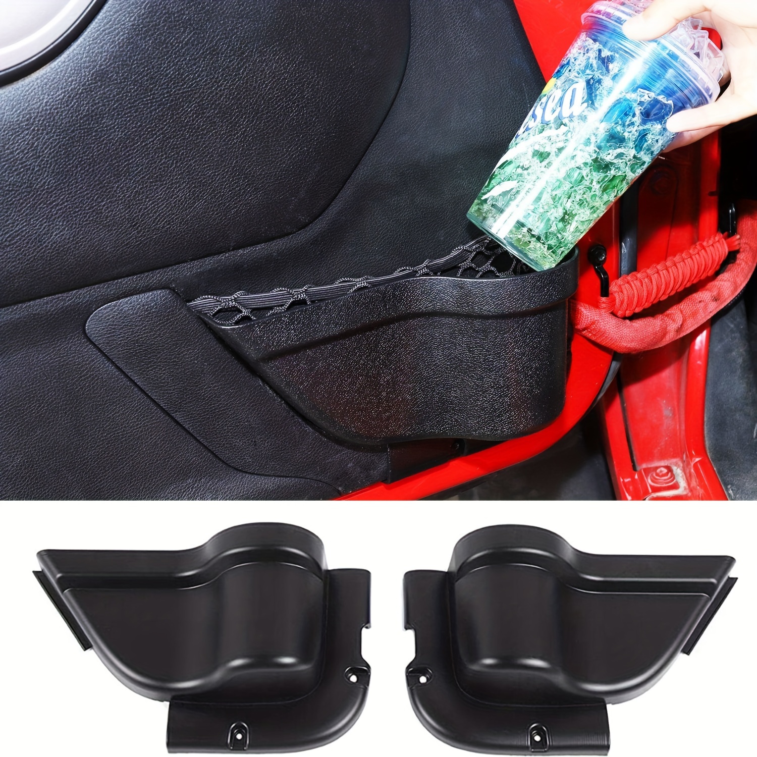 2pcs Front Door Storage Pockets, Door Side Insert Organizer Box For Jeep For Wrangler Jk Jku 2/4 Door 2011-2018, Interior Storage Expansion Accessories
2pcs Front Door Storage Pockets, Door Side Insert Organizer Box For Jeep For Wrangler Jk Jku 2/4 Door 2011-2018, Interior Storage Expansion Accessories