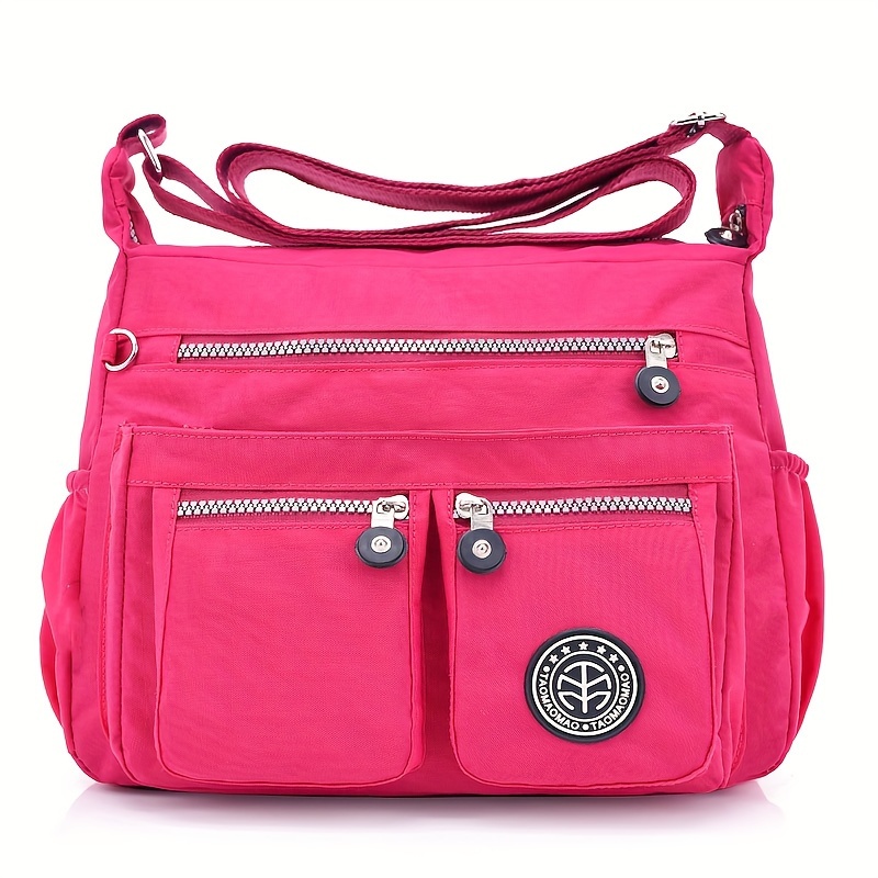 Women's Crossbody Bag With Multiple Pockets, Single Shoulder Backpack, Water-resistant Nylon Cloth Bag
Women's Crossbody Bag With Multiple Pockets, Single Shoulder Backpack, Water-resistant Nylon Cloth Bag