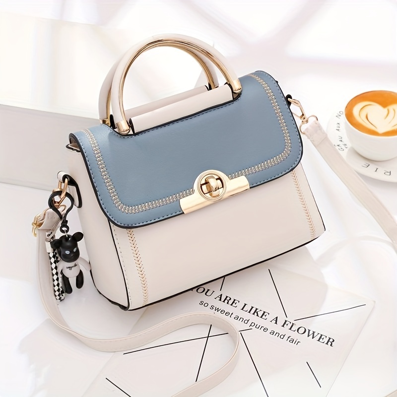 Elegant Women's Handbag, Versatile Shoulder & Crossbody Bag, Large Capacity Fashion Tote, Casual Pu Leather With Stylish Accents
Elegant Women's Handbag, Versatile Shoulder & Crossbody Bag, Large Capacity Fashion Tote, Casual Pu Leather With Stylish Accents