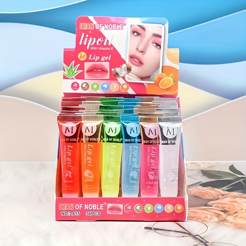 Hydrating Lip Gel With Vitamin E, Rosehip Argan Oil Mint Aloe Coconut Moisturizing Transparent Lip Gloss, Clear Lip Oil (1 Piece Random Color) Valentine's Day Gifts
Hydrating Lip Gel With Vitamin E, Rosehip Argan Oil Mint Aloe Coconut Moisturizing Transparent Lip Gloss, Clear Lip Oil (1 Piece Random Color) Valentine's Day Gifts