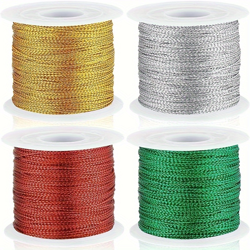 1roll 20m*1mm Golden Rope Twine Ribbon Wedding Packing Cords Rope Diy Handmade Craft String Home Festival Party Decoration
1roll 20m*1mm Golden Rope Twine Ribbon Wedding Packing Cords Rope Diy Handmade Craft String Home Festival Party Decoration