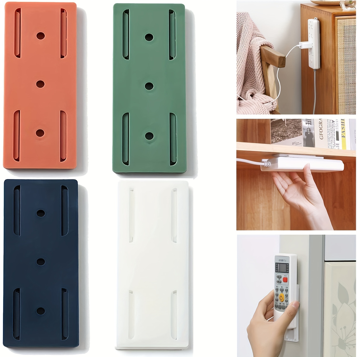 1pc Plastic Desktop Socket Fixer, Plug-in Board Surge Protector Holder, Self Adhesive Punch Free Socket Holder, For Home Dorm Office Cable Management
1pc Plastic Desktop Socket Fixer, Plug-in Board Surge Protector Holder, Self Adhesive Punch Free Socket Holder, For Home Dorm Office Cable Management