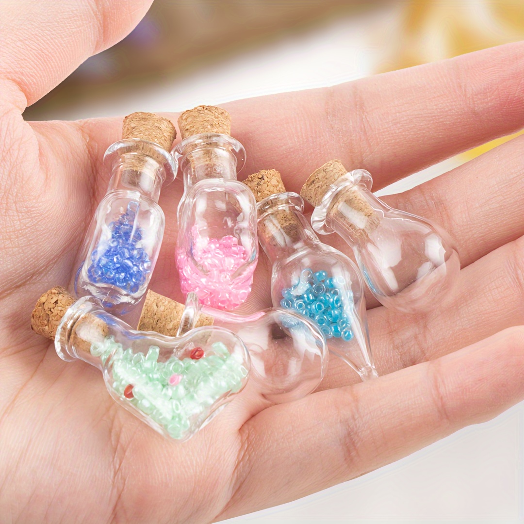 The Hobbyworker 15 Shapes 30pcs Mini Glass Bottles With 30pcs Cork Stoppers And 30pcs Pin, Diy Small Tiny Glass Jars Favors Storage Container Diy Crafts Wedding Party Decorations Diy Materials
The Hobbyworker 15 Shapes 30pcs Mini Glass Bottles With 30pcs Cork Stoppers And 30pcs Pin, Diy Small Tiny Glass Jars Favors Storage Container Diy Crafts Wedding Party Decorations Diy Materials