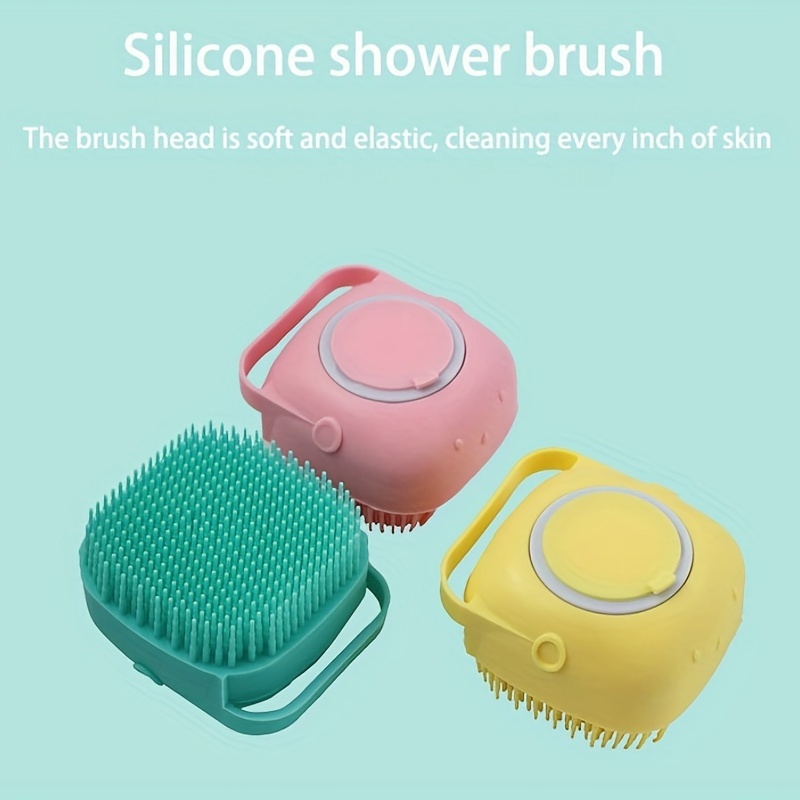 Silicone Bath Brush, Silicone Exfoliator Soft Body Exfoliator Women, Men And Pet Bath Towel Brush
Silicone Bath Brush, Silicone Exfoliator Soft Body Exfoliator Women, Men And Pet Bath Towel Brush