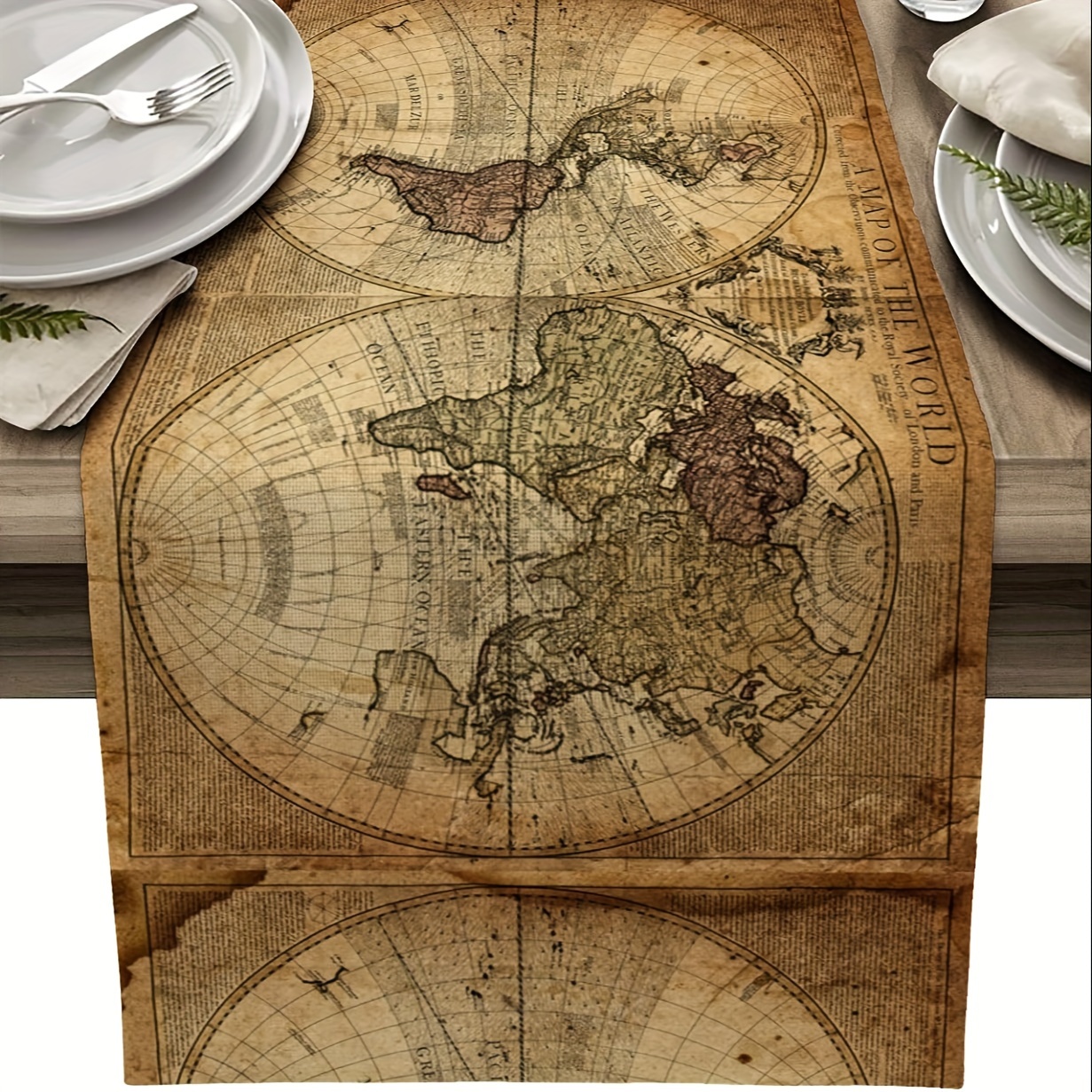 Chemin de table rétro Carte nautique du monde pour décorer la table lors de fêtes en intérieur ou en extérieur, réunions de famille à la ferme, 13x72 pouces, cadeau de Pâques
Chemin de table rétro Carte nautique du monde pour décorer la table lors de fêtes en intérieur ou en extérieur, réunions de famille à la ferme, 13x72 pouces, cadeau de Pâques